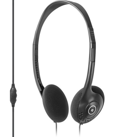 DEFENDER AURA 101 STEREO HEADPHONES JACK 3.5mm 1.8m black