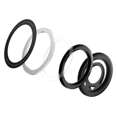 SPIGEN DUAL POP MAG COMPATIBLE MAGSAFE PHONE RING black