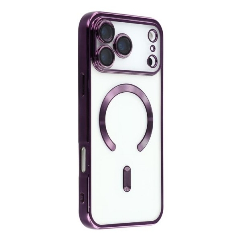 iS TPU MAG ELECTRO IPHONE 17 PRO MAX  trans purple backcover