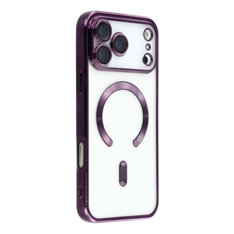 iS TPU MAG ELECTRO IPHONE 17 PRO trans purple backcover