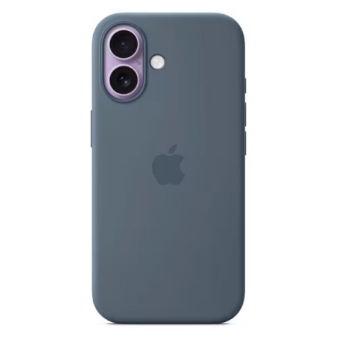 ORIGINAL APPLE SILICONE CASE MAGSAFE IPHONE 17 anchor blue