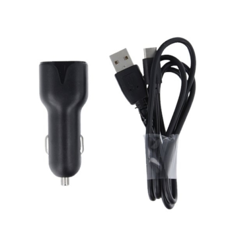 MAXLIFE CAR CHARGER MXCC-01 2.1A + DATA CABLE TYPE C black