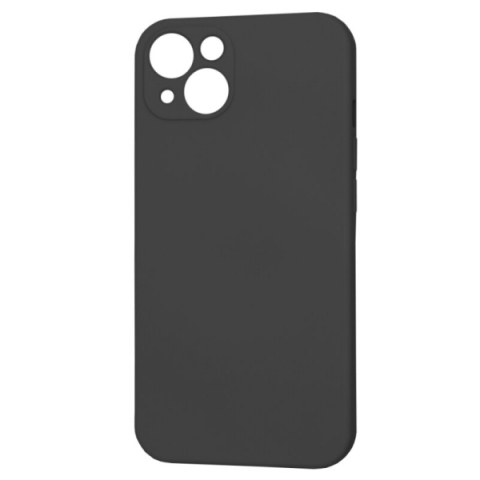 SILICONE BACK BOX IPHONE 15 black backcover