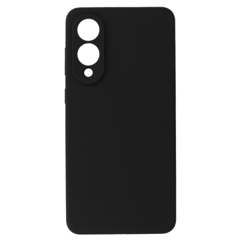 SILICONE BACK BOX SAMSUNG S25 EDGE black backcover