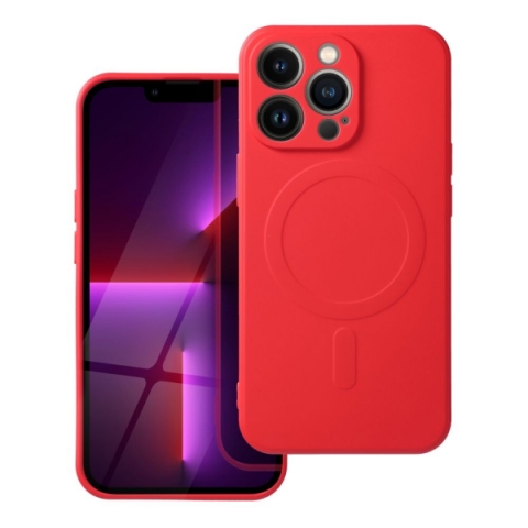 iS TPU SILICONE MAG IPHONE 16E red backcover