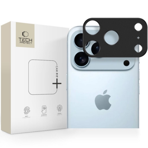 TECH-PROTECT CAMALLOY FIT+ GLASS CAMERA IPHONE 17 PRO black