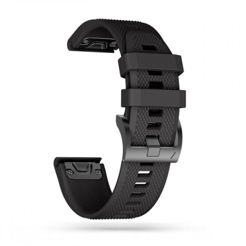 TECH-PROTECT REPLACMENT BAND SMOOTH FOR GARMIN FENIX 3 / 5X / 3HR / 5X PLUS / 6X / 6X PRO / 7X black