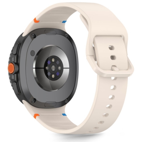 TECH-PROTECT REPLACMENT BAND SILICONE FOR SAMSUNG WATCH 8 / CLASSIC (40/44/46 mm) starlight