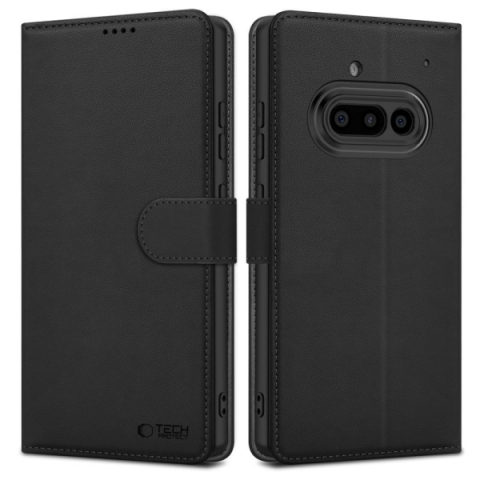 TECH-PROTECT WALLET BOOK CASE NOTHING PHONE 3A black